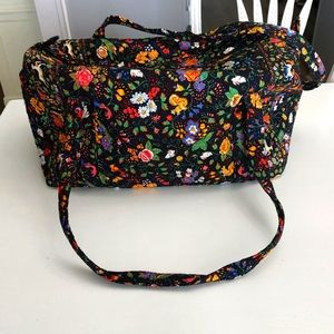 Vera Bradley Vintage Large Duffel Travel Bag Tavern On the Green